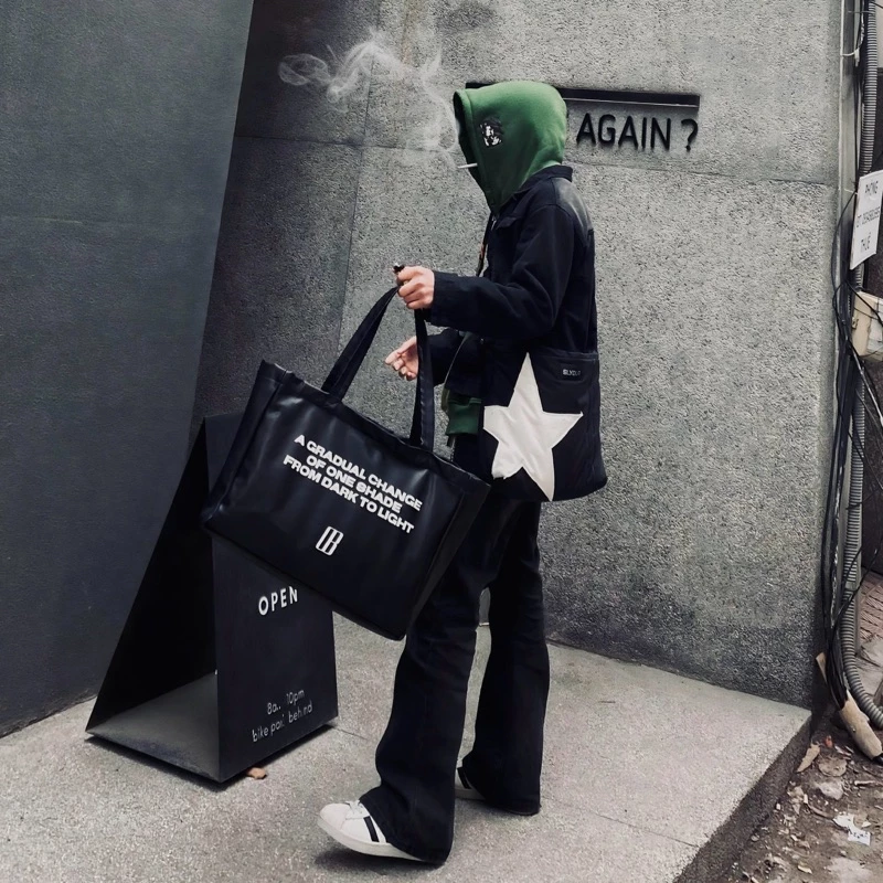Túi đeo chéo trần bông Loaclbrand Slyour Star ,Túi unisex nam nữ cá tính