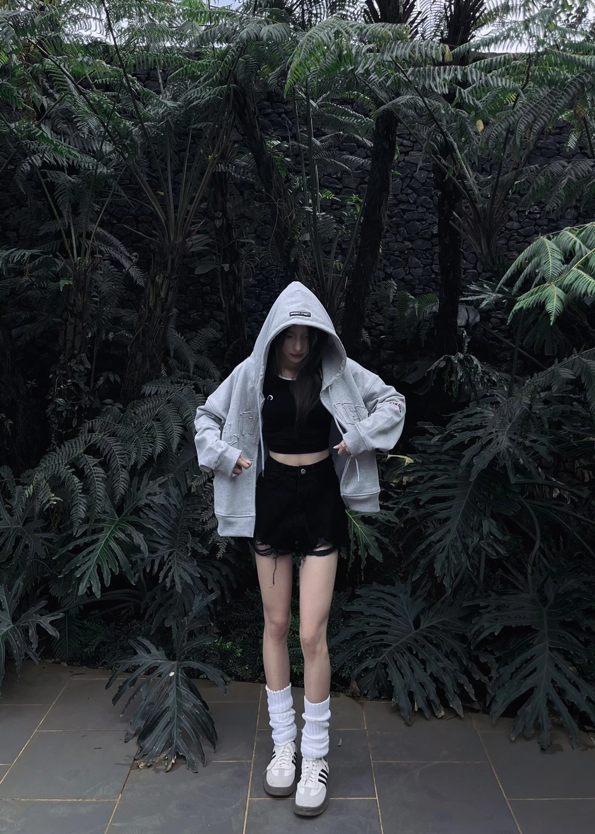 Áo Hoodie Zip Boxy LOWKEY Cinder Form Đẹp, Local Brand Chính Hãng