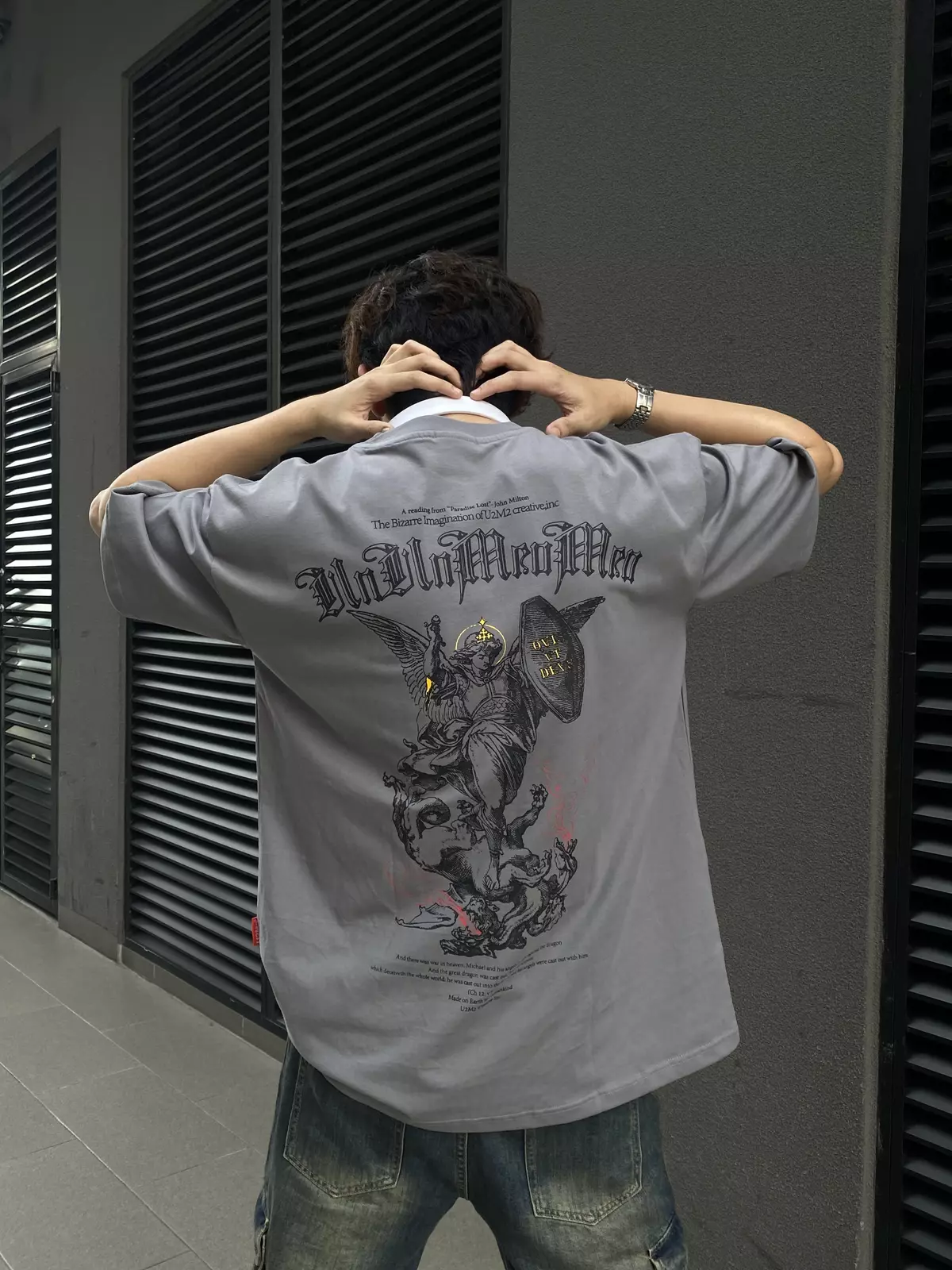 ÁO THUN OVERSIZE U2M2 - ANGELS TEE