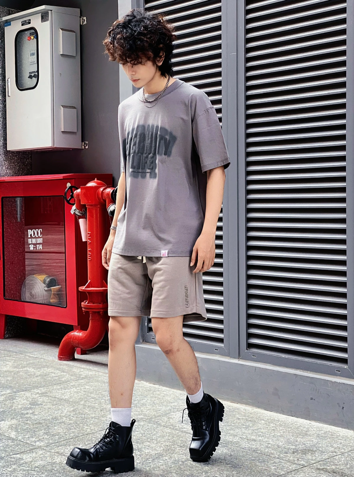 QUẦN SHORT THUN U2M2 - BASIC LOGO