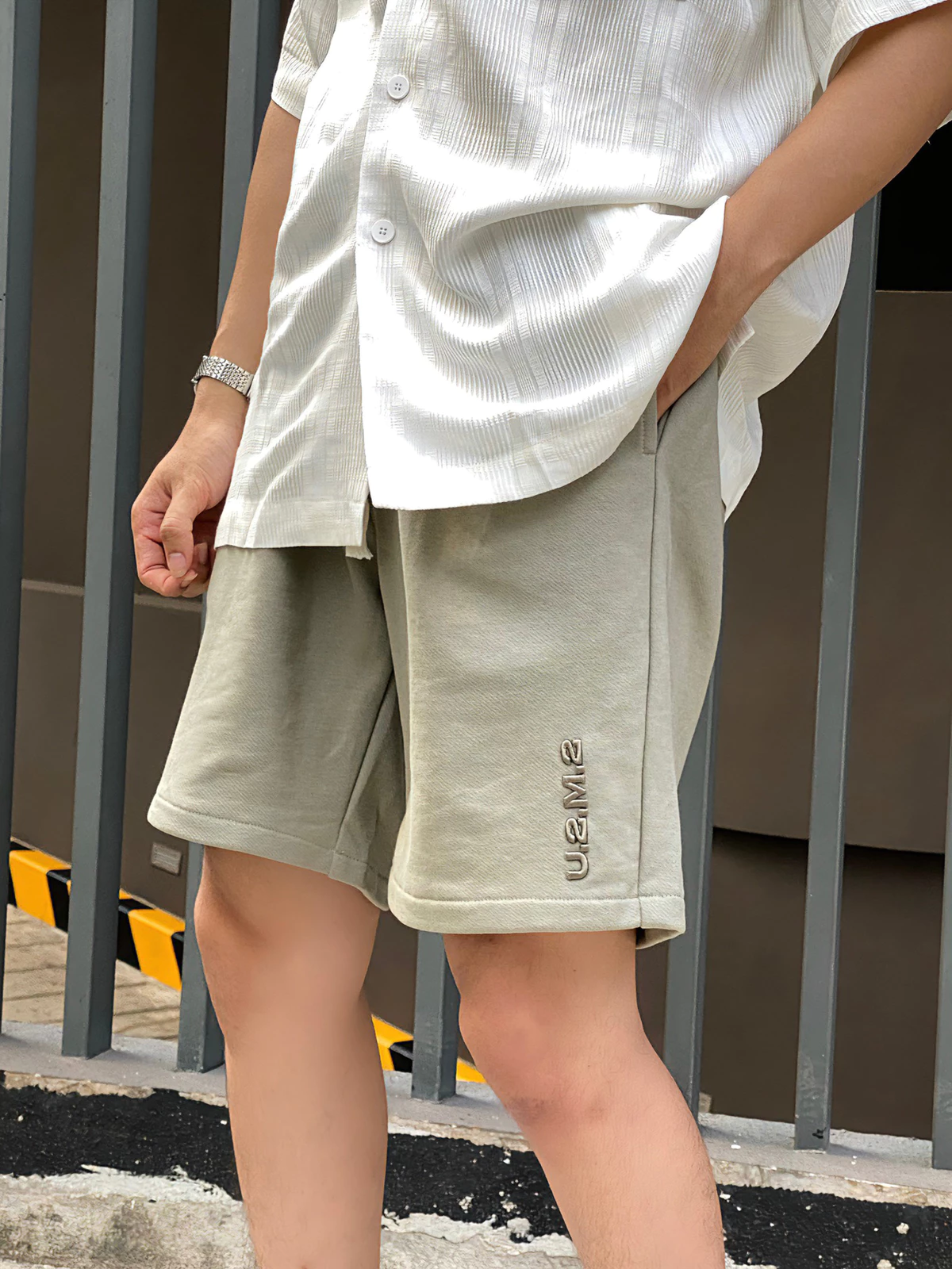 QUẦN SHORT THUN U2M2 - BASIC LOGO