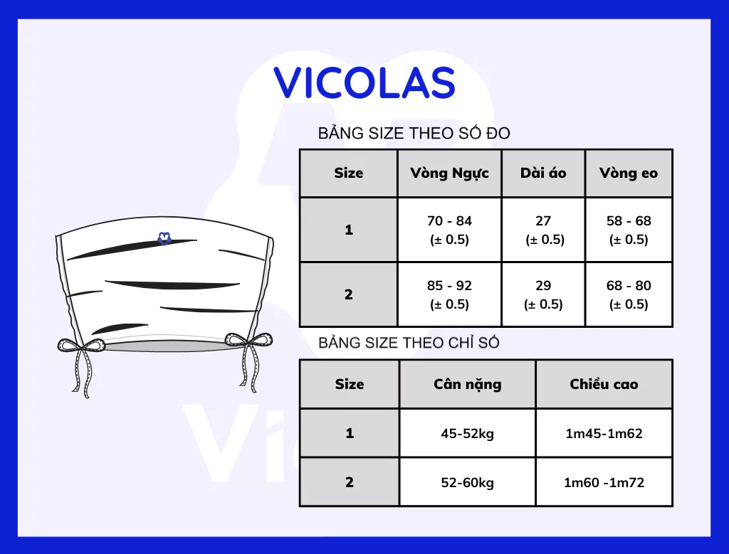 Áo ống thun gân rút dây cột nơ Vicolas - VICO25