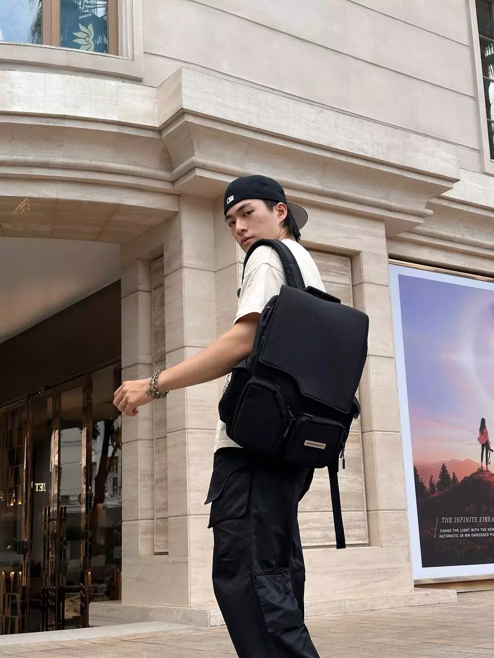 Balo Nam Nữ SAIGONSWAGGER® nhiều ngăn chống thấm SGS BLOCK BACKPACK, ngăn chống sốc laptop 15.6inch