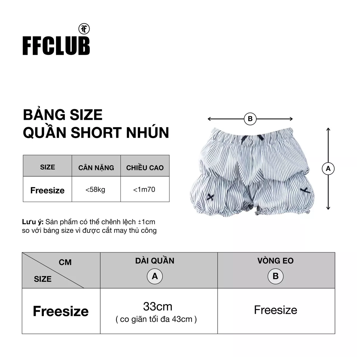 Quần Short Nhún FFCLUB Lolita Cho Mùa Hè MIX