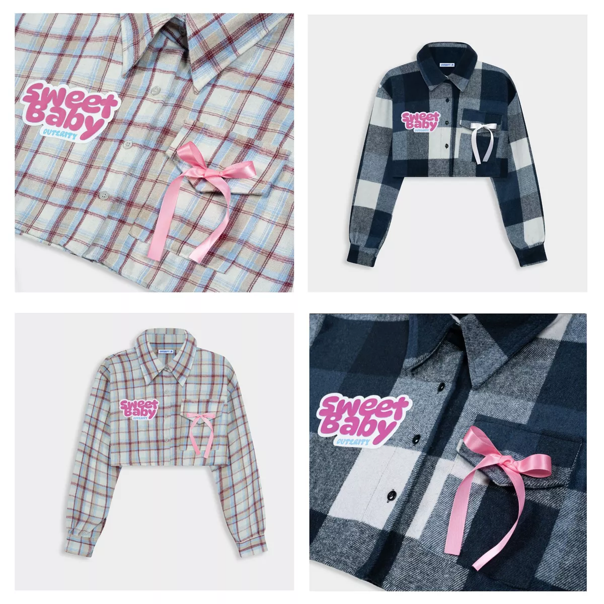 Áo Flannel Outerity Sweet Baby Localbrand 2024