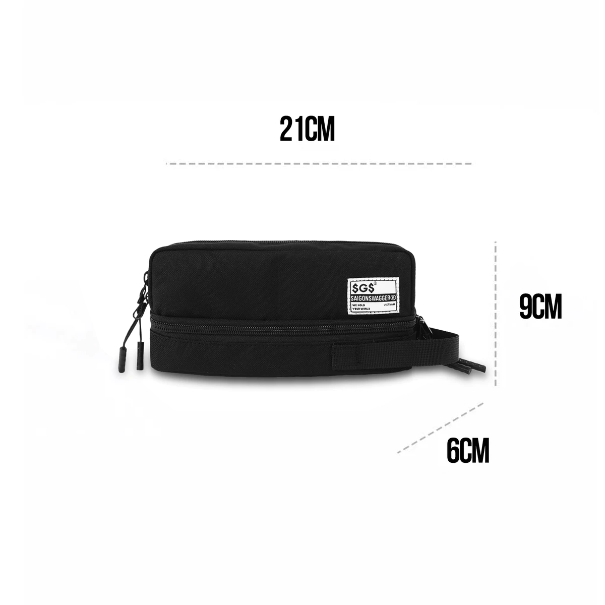 Hộp bút túi đựng vật dụng cá nhân tiên lợi  SAIGONSWAGGER ®POP ACCESSORIES CASE 2 ngăn