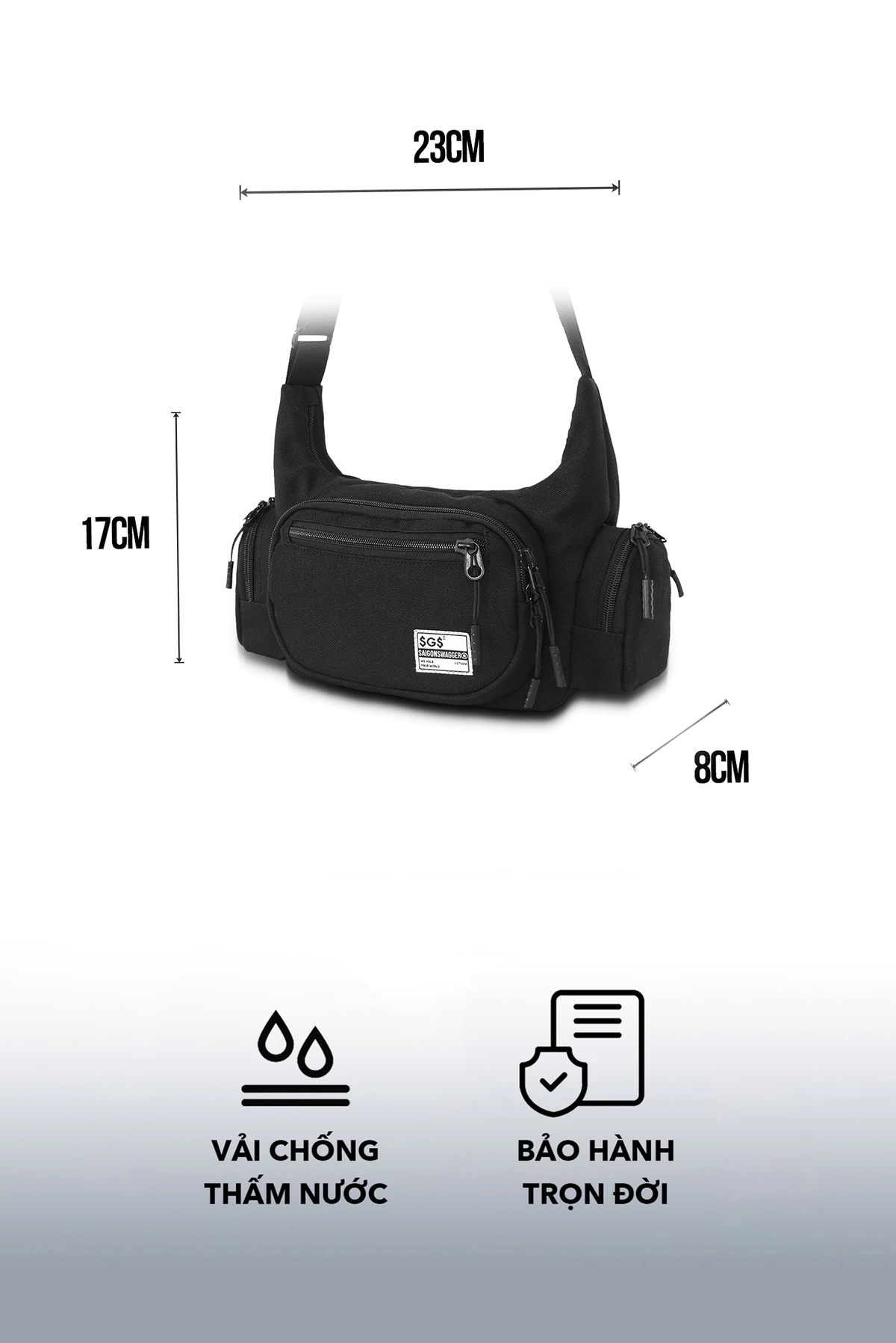 Túi Chéo Nam Nữ SAIGONSWAGGER ® POP BAG đi học đi chơi