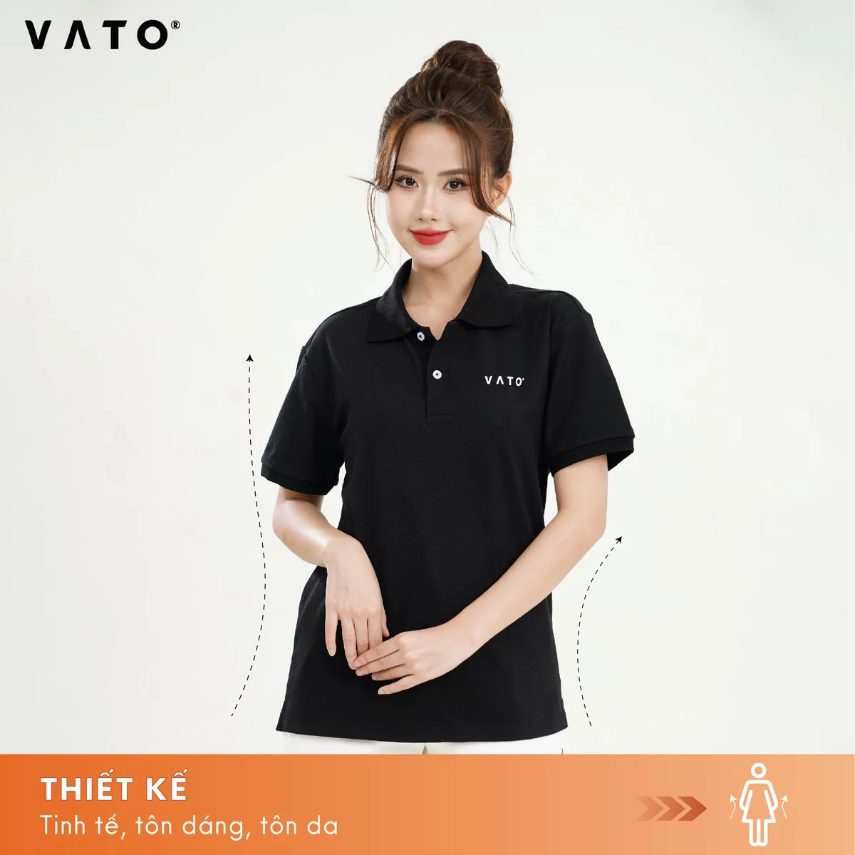 Áo Polo Vato Unisex vải cá sấu trơn BASIC Sang Trọng, Thanh Lịch