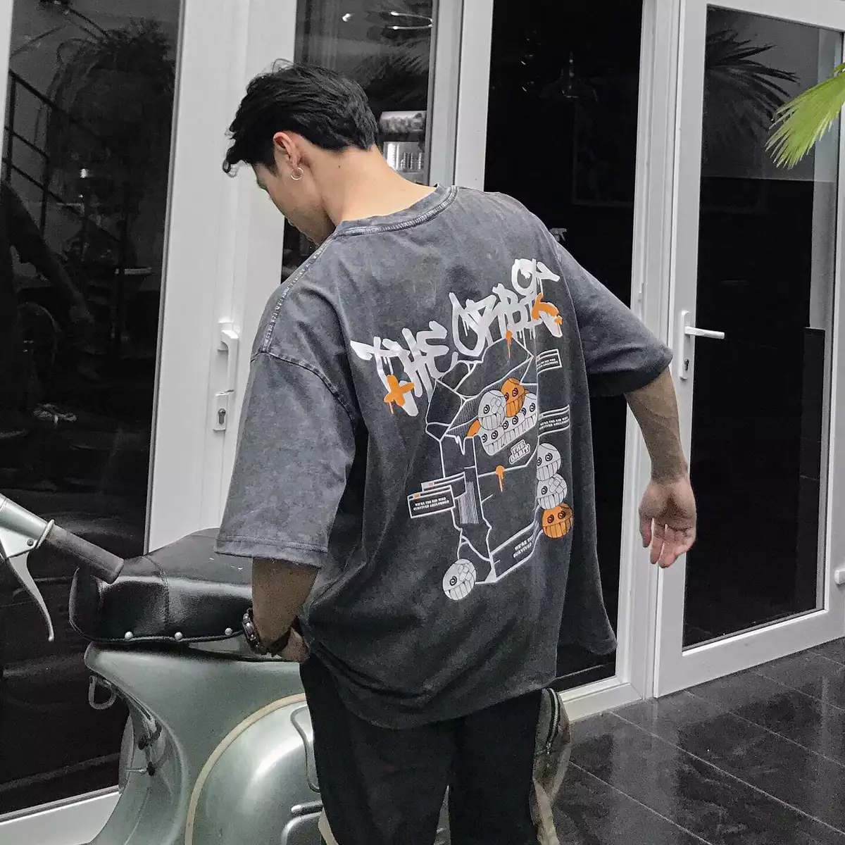 COMBO ORBIT Áo thun nam CIGARATEE Wash và Quần PAN SHORT - Local Brand Chính Hãng