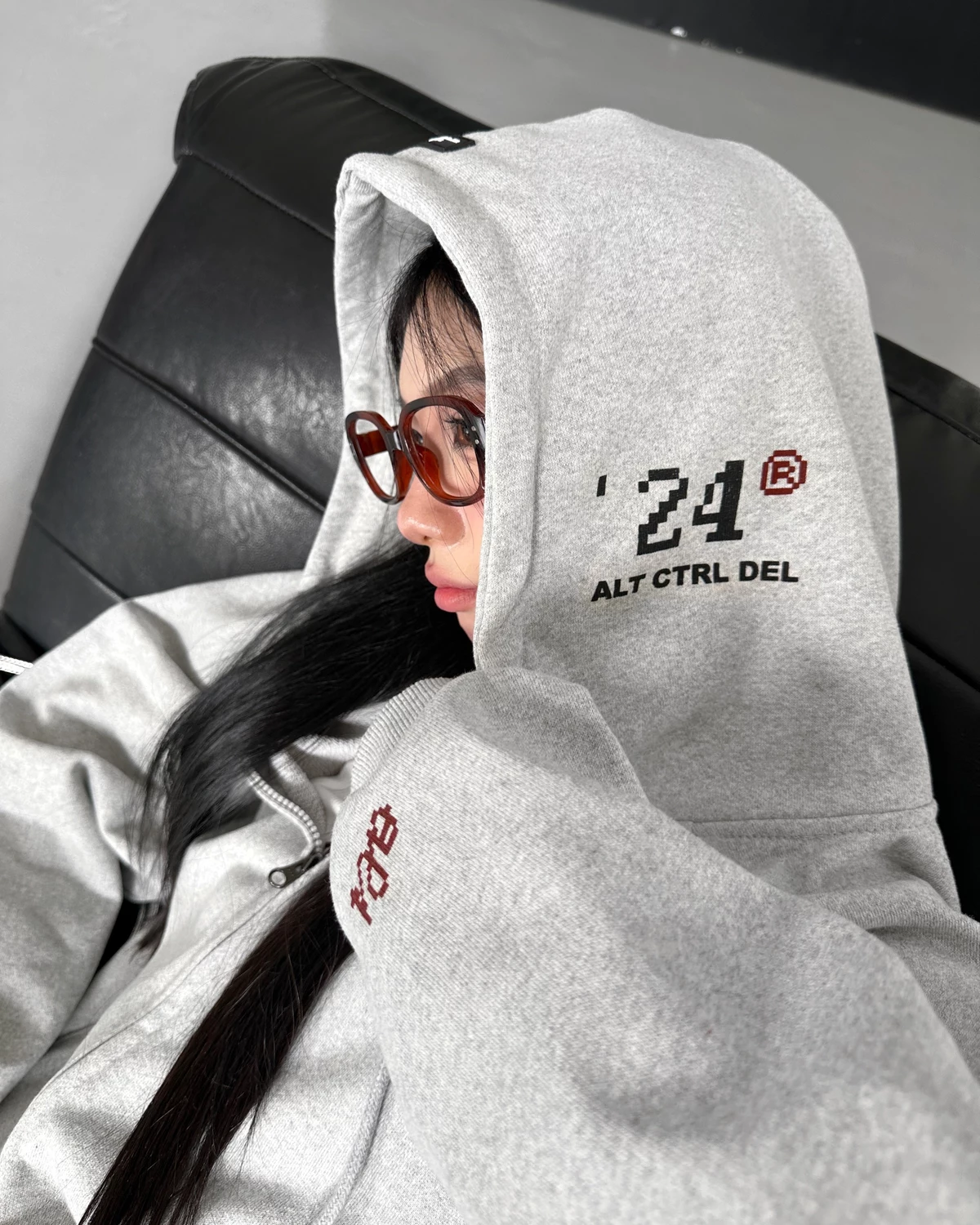 Áo Hoodie Zip KEYBOARD Cinder Form Rộng Oversize, Local Brand Chính Hãng