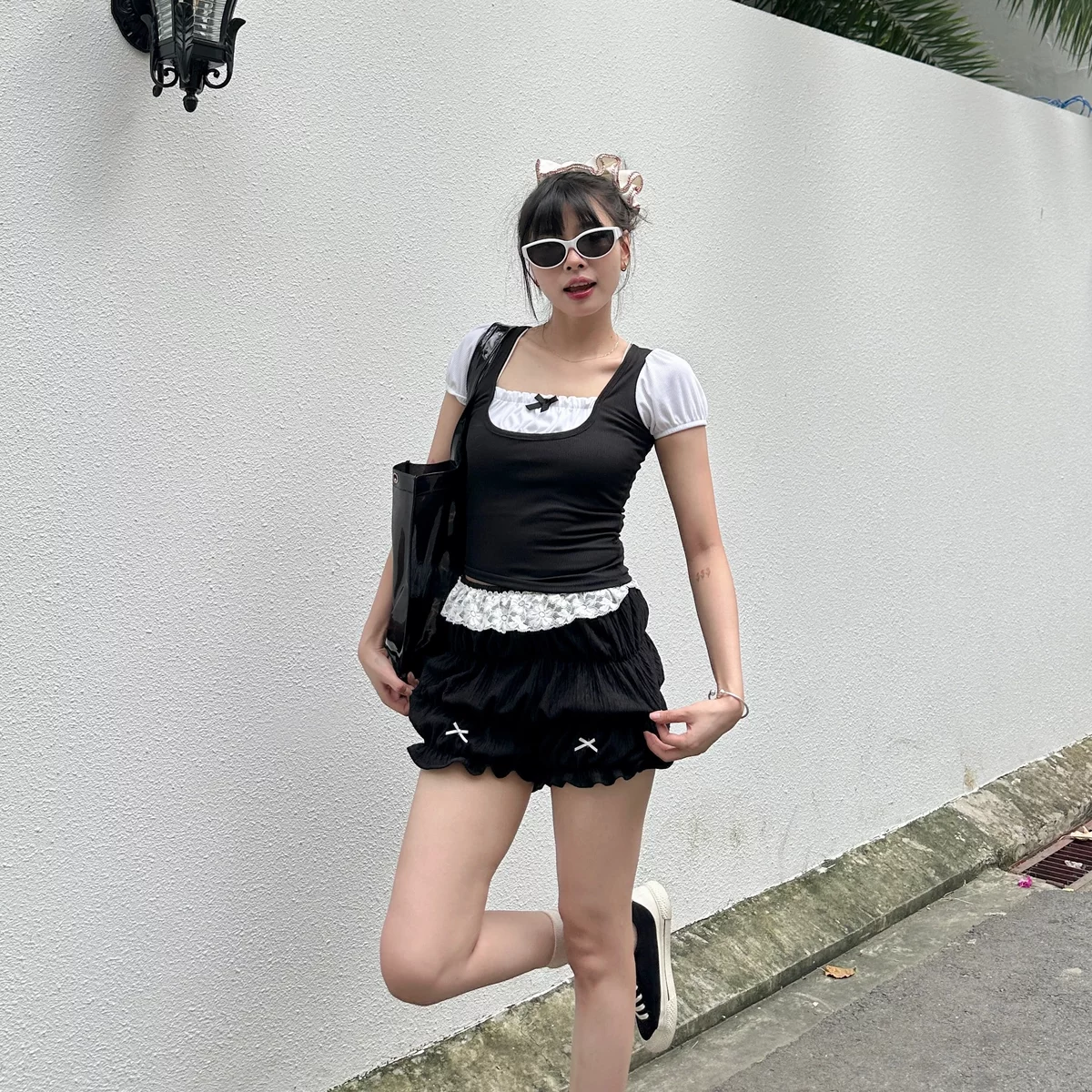 Quần Short Nhún FFCLUB Lolita Cho Mùa Hè MIX