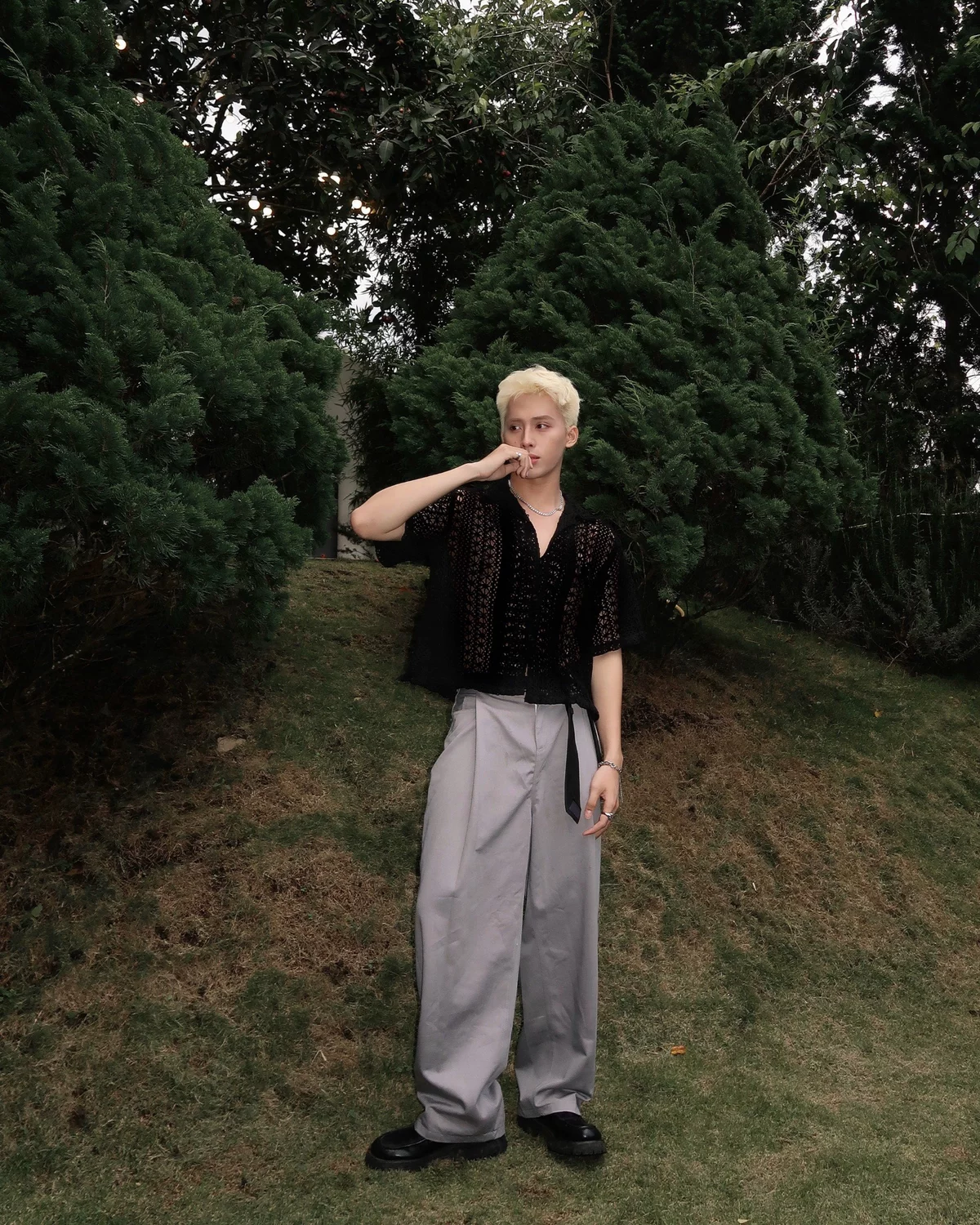 Quần dài 2 li kaki màu đen, trắng,.. form ống rộng, unisex local brand HUGU - SANKEN - STRAIGHT SOLID PANTS