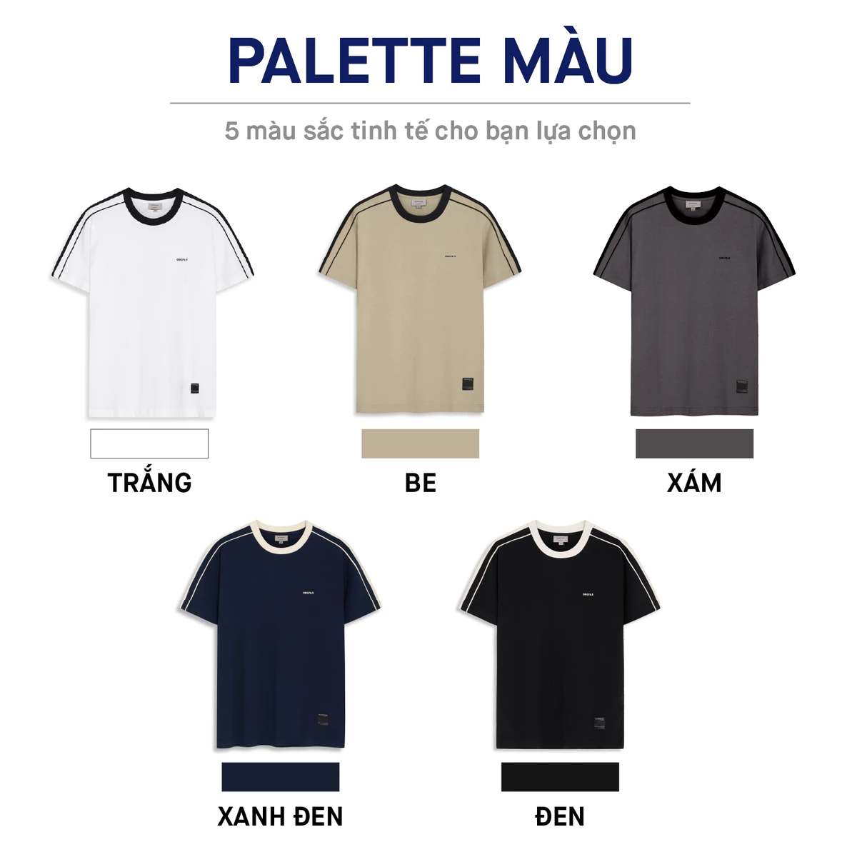 Áo Thun Nam ICONDENIM Họa Tiết Phối Viền Orgnls Take A Move Form Regular ATID0367