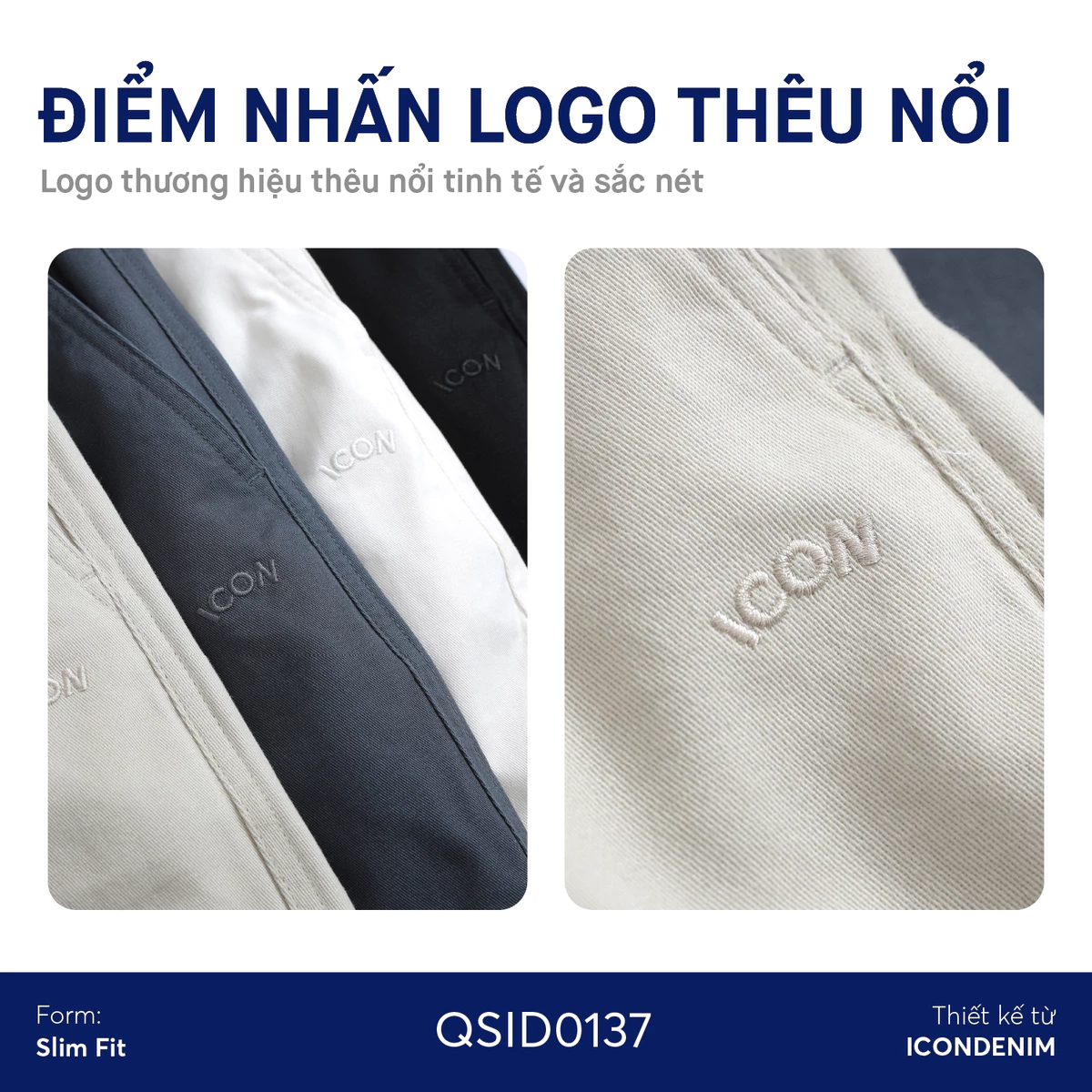 Quần Short Kaki Nam Lưng Thun ICONDENIM Fabric Thoáng Mát Trẻ Trung QSID0137