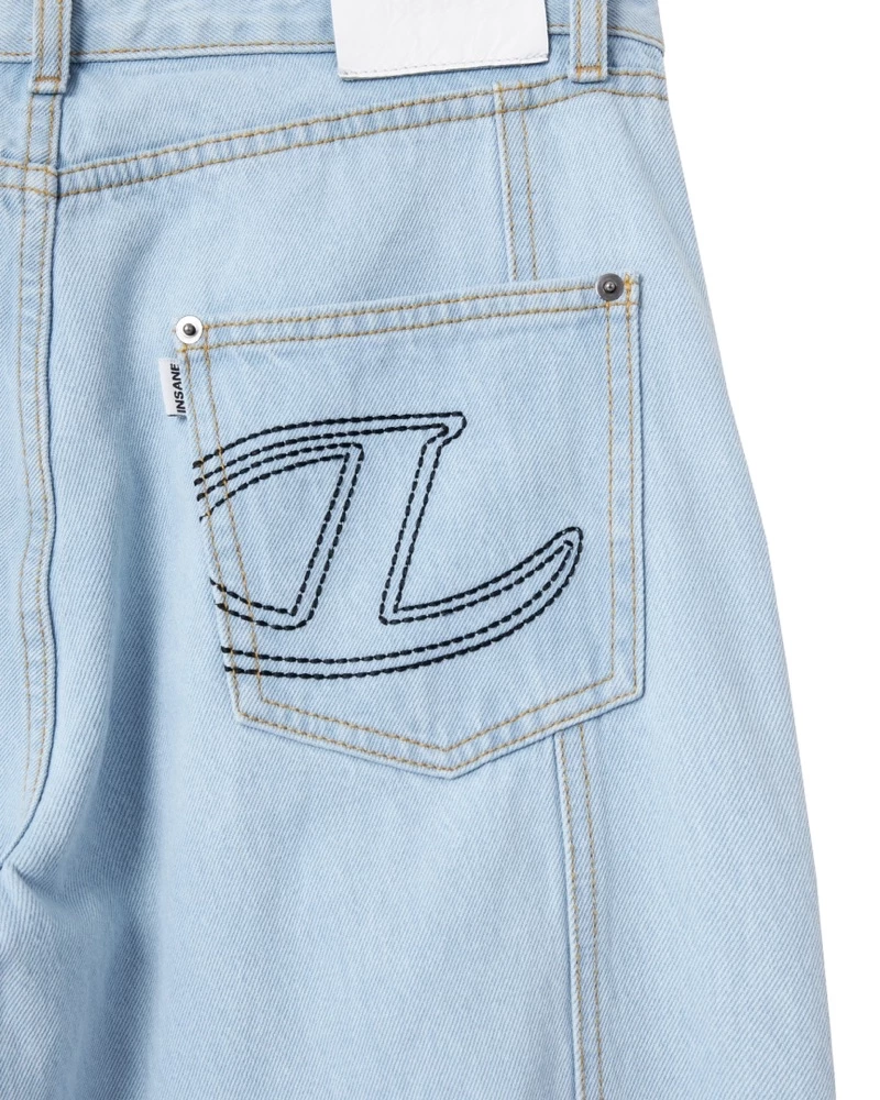 Quần Dài InsaneClo CARGO DENIM PANTS Form Baggy Unisex Chất Liệu Demin