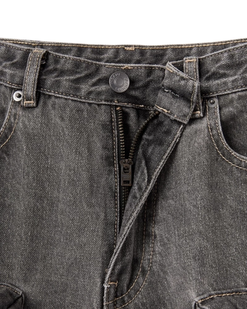 Quần Dài InsaneClo CARGO DENIM PANTS Form Baggy Unisex Chất Liệu Demin