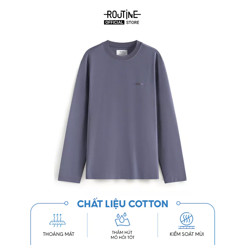 Áo thun dài tay. Regular - Routine 10F24TSL041