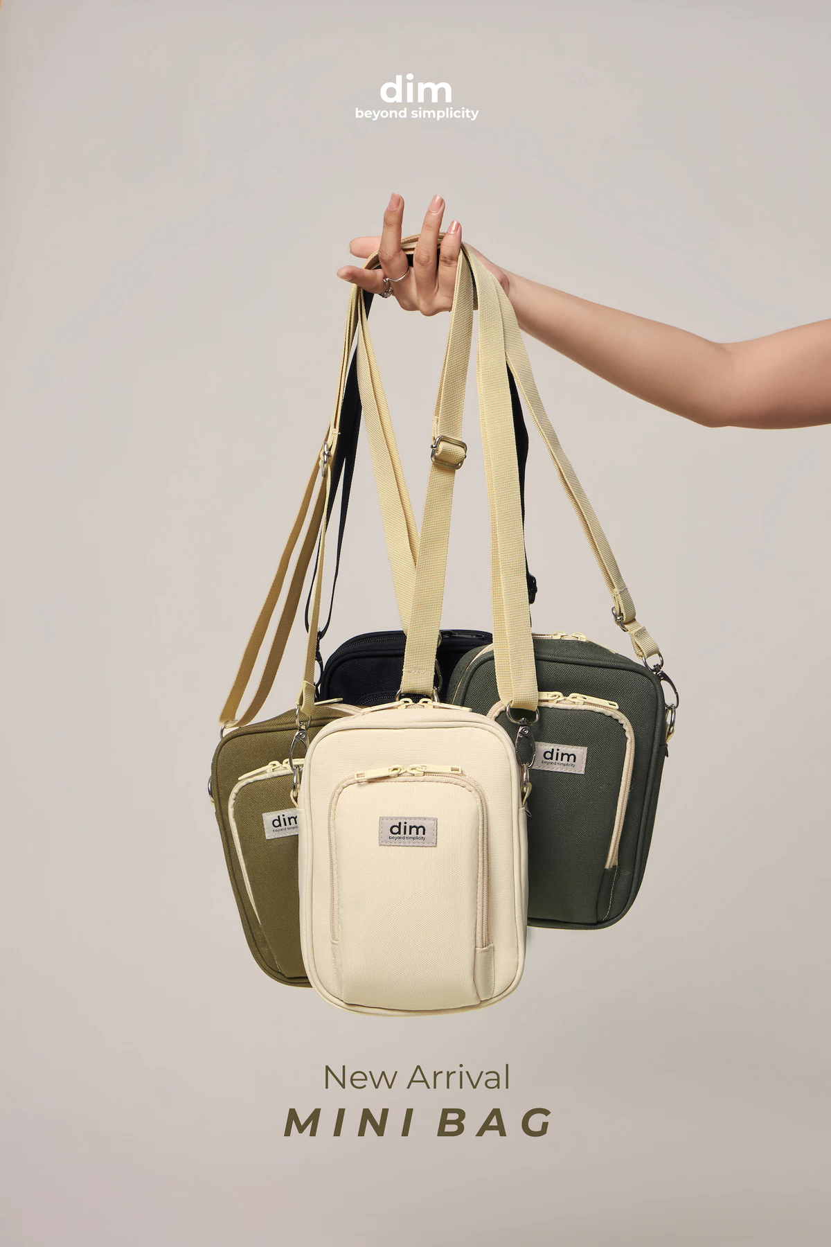 Túi đeo chéo DIM Mini Bag - 5 màu