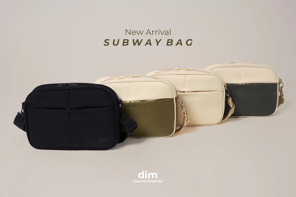 Túi đeo chéo DIM Subway Bag - 5 màu