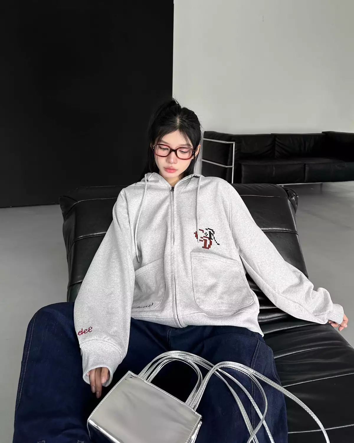 Áo Hoodie Zip KEYBOARD Cinder Form Rộng Oversize, Local Brand Chính Hãng