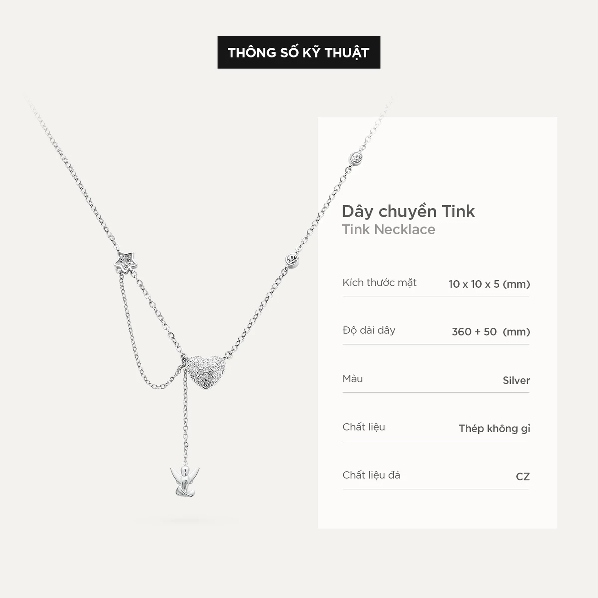 Vòng Tay LynhCi Curnon Tink Collaboration Collection  - Trang Sức Đeo Tay Thời Trang - Chất Liệu Thép Không Gỉ