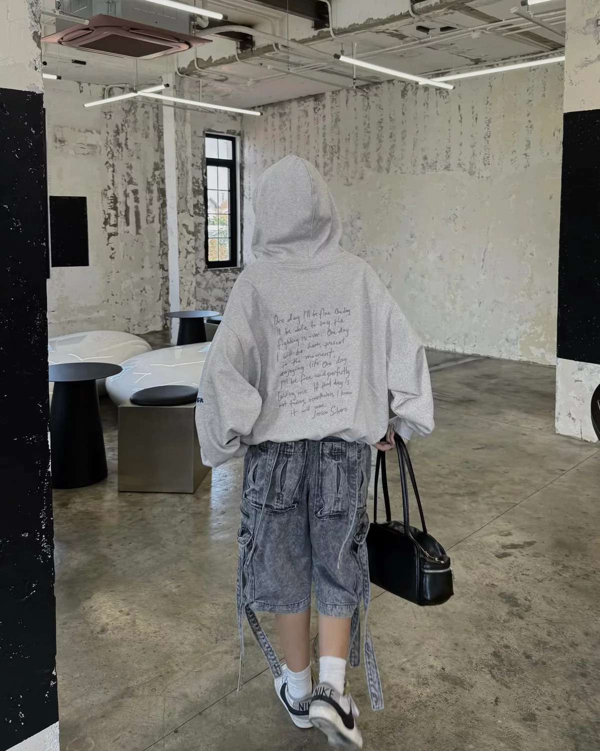 Áo Hoodie Zip Boxy PORTRAIT Cinder Form Đẹp, Local Brand Chính Hãng
