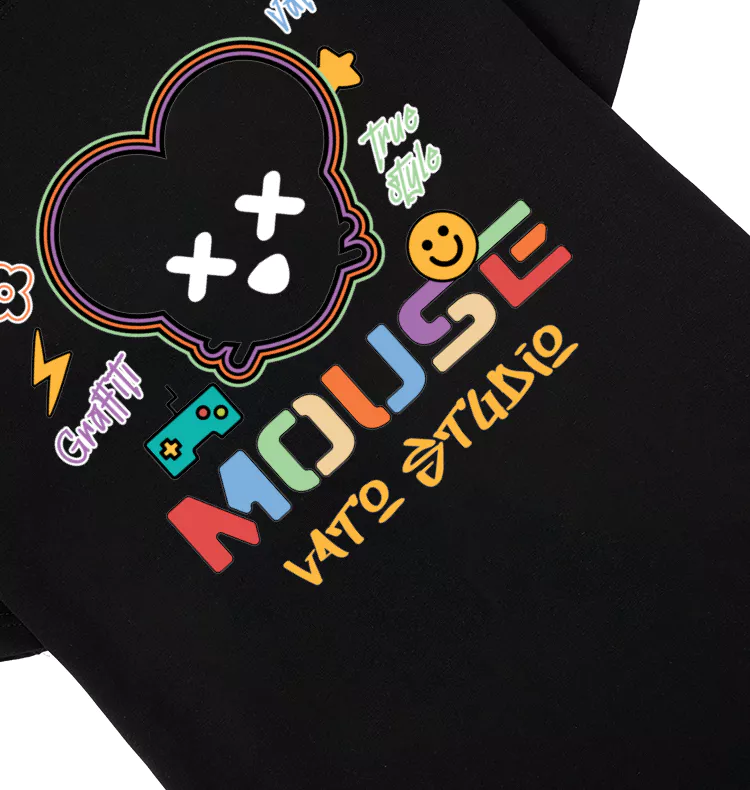 Áo thun Vato Mouse Color - Áo local brand, áo phông unisex cotton co giãn 2 chiều dáng suông, form rộng