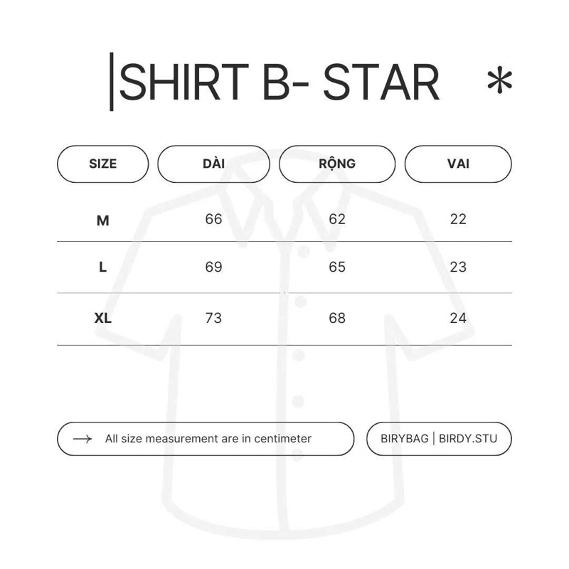 Áo sơ mi BIRY B-Star kaki nam nữ unisex local brand phong cách đơn giản
