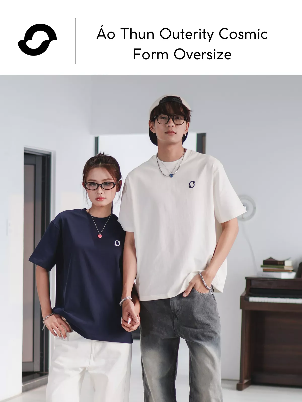 Áo Thun Outerity Cosmic Form Oversize Unisex LocalBrand Premium Cotton 280gsm / Dreamer Collection
