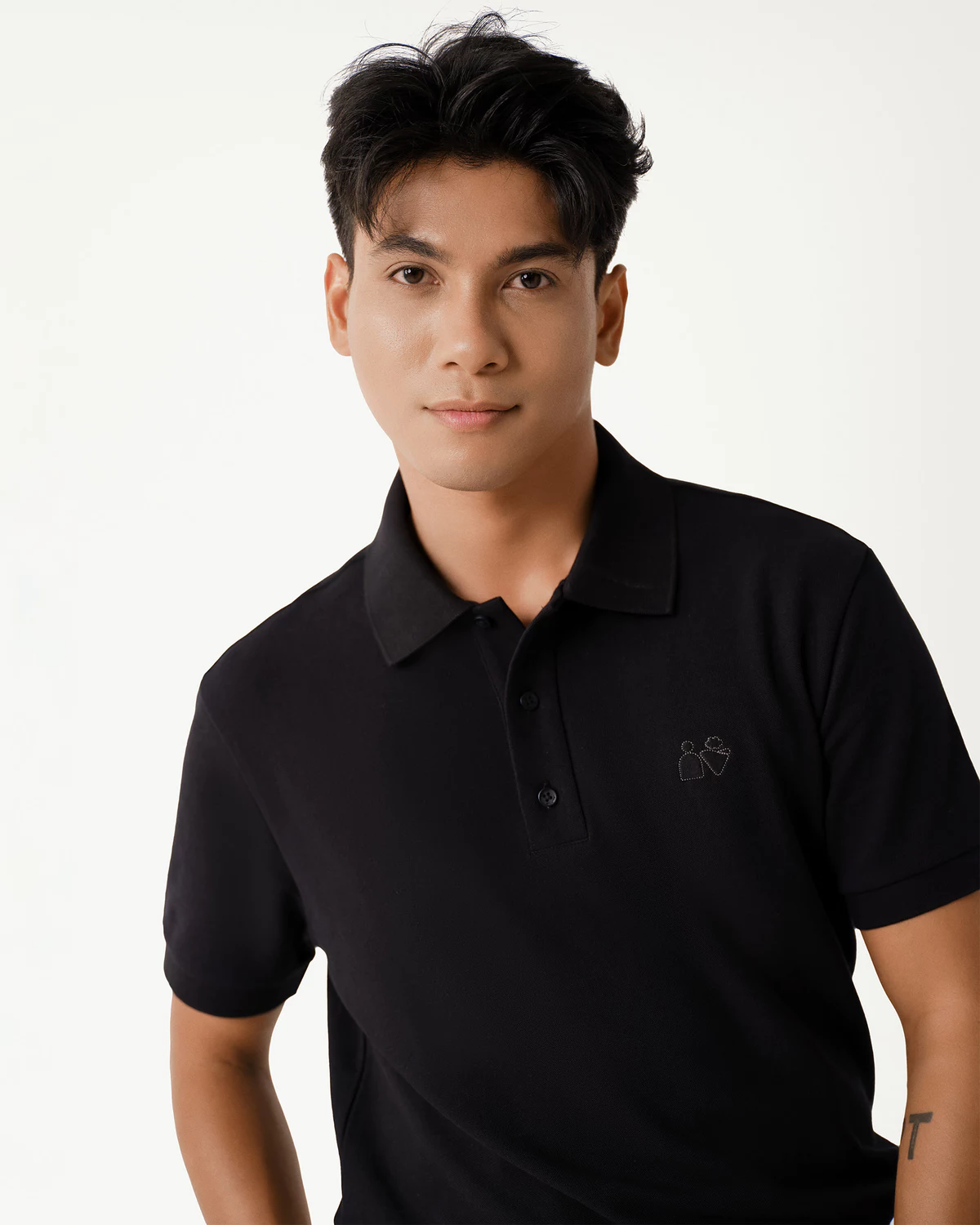 Áo Polo Nam Tay Ngắn Vải S.Café Trơn Form Fitted - Routine 10S25POL005
