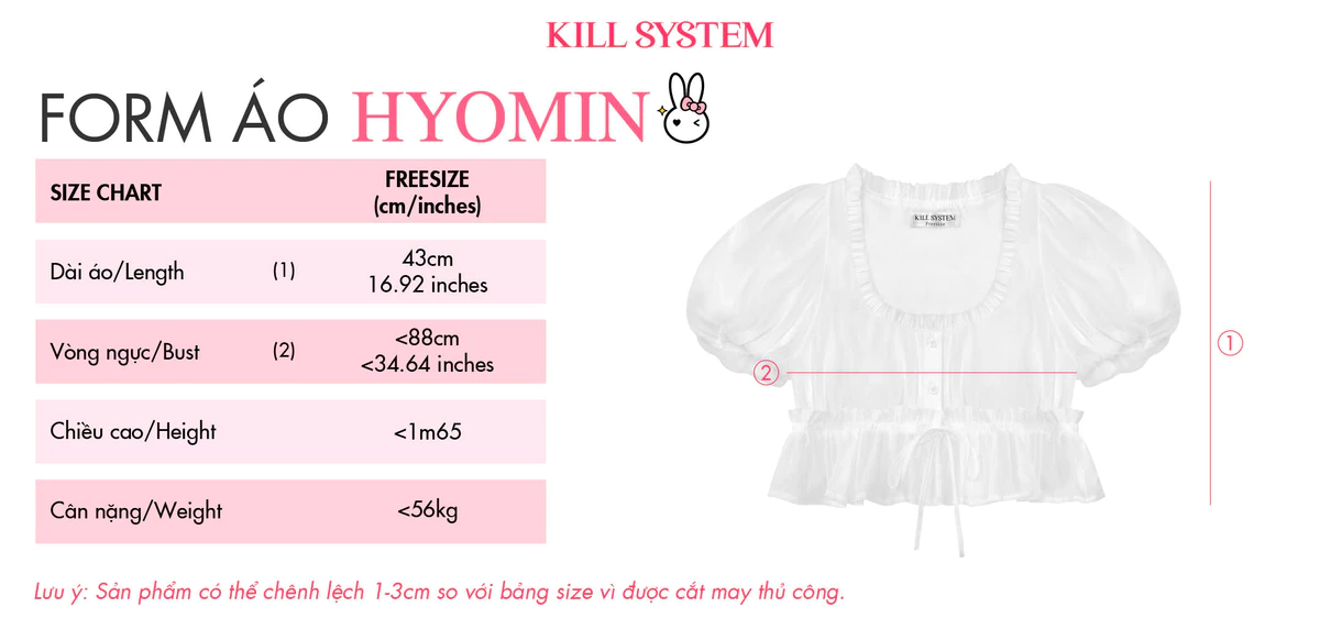 Áo babydoll tay phồng HYOMIN 2 tầng layer bèo bo chun eo - 𝐊𝐈𝐋𝐋 𝐒𝐘𝐒𝐓𝐄𝐌