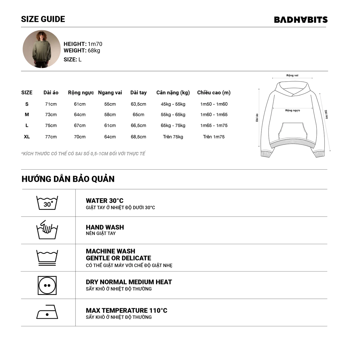 Áo Hoodie Regular Hoodie - Non Standard Collection - Local Brand Chính Hãng