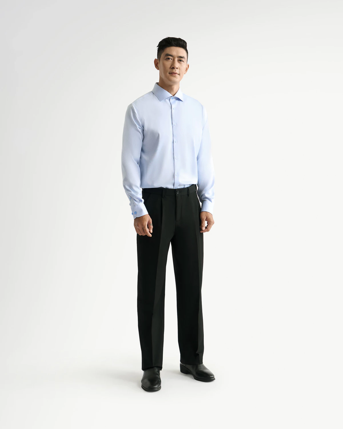 Áo Sơ Mi Nam Dài Tay Trơn Form Fitted - Routine 10F24SHL051R1