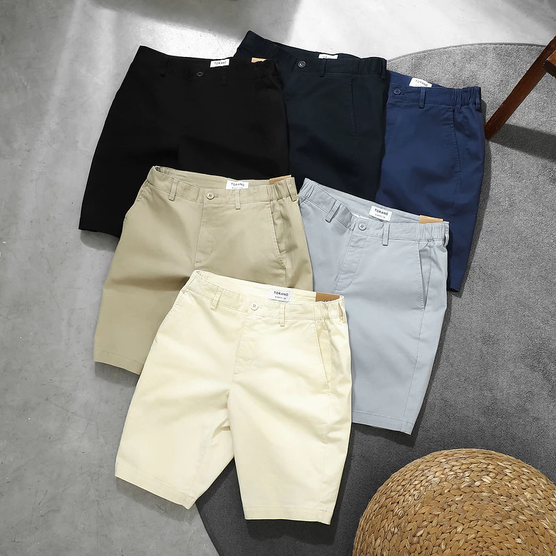 Quần short kaki SMART KHAKI SHORT TORANO, form basic, bọc viền dây dệt sườn, chất liệu cao cấp, bền màu FSBK012