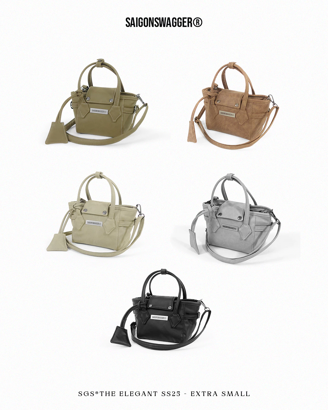 Túi Xách Da SAIGONSWAGGER® ELEGANT BAG /EXTRA SMALL/ Túi Đeo Chéo