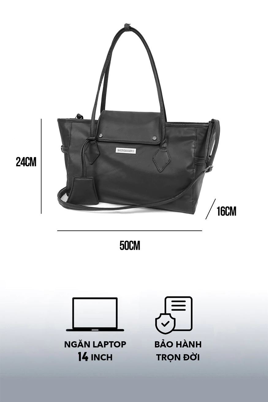 Túi Xách Da SAIGONSWAGGER® ELEGANT BAG /LARGE/ Túi Đeo Chéo