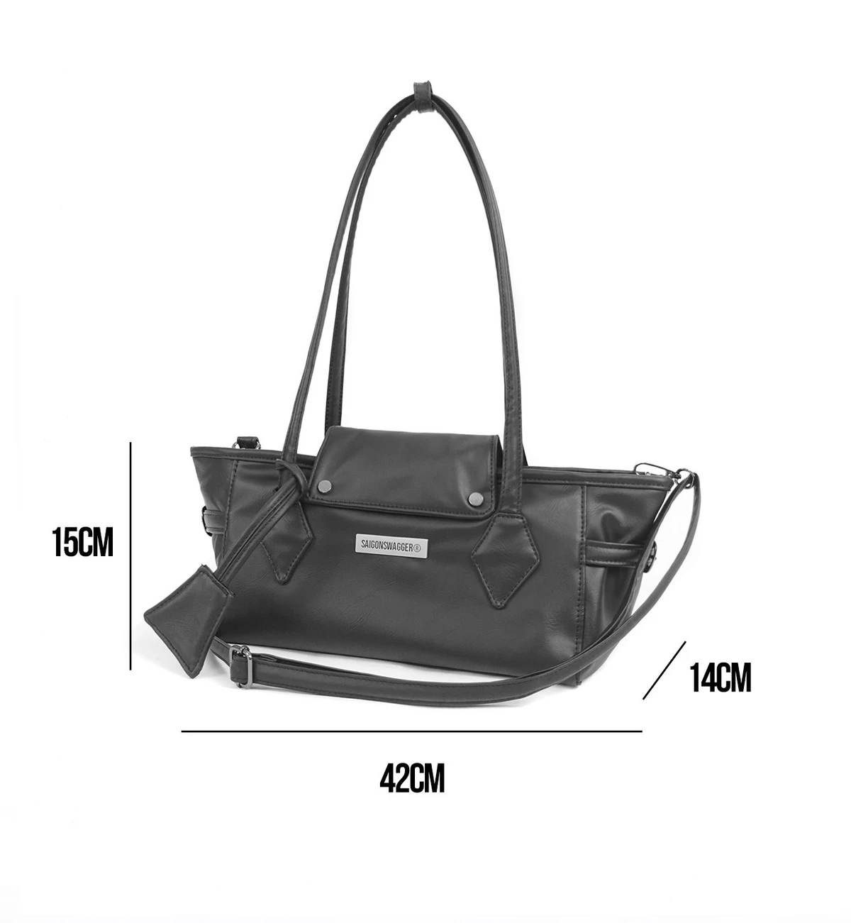 Combo Túi Xách ELEGANT /SMALL/ Kèm Charm "NÓN LÁ" SAIGONSWAGGER® ELEGANT BAG /SMALL/ Túi Đeo Chéo