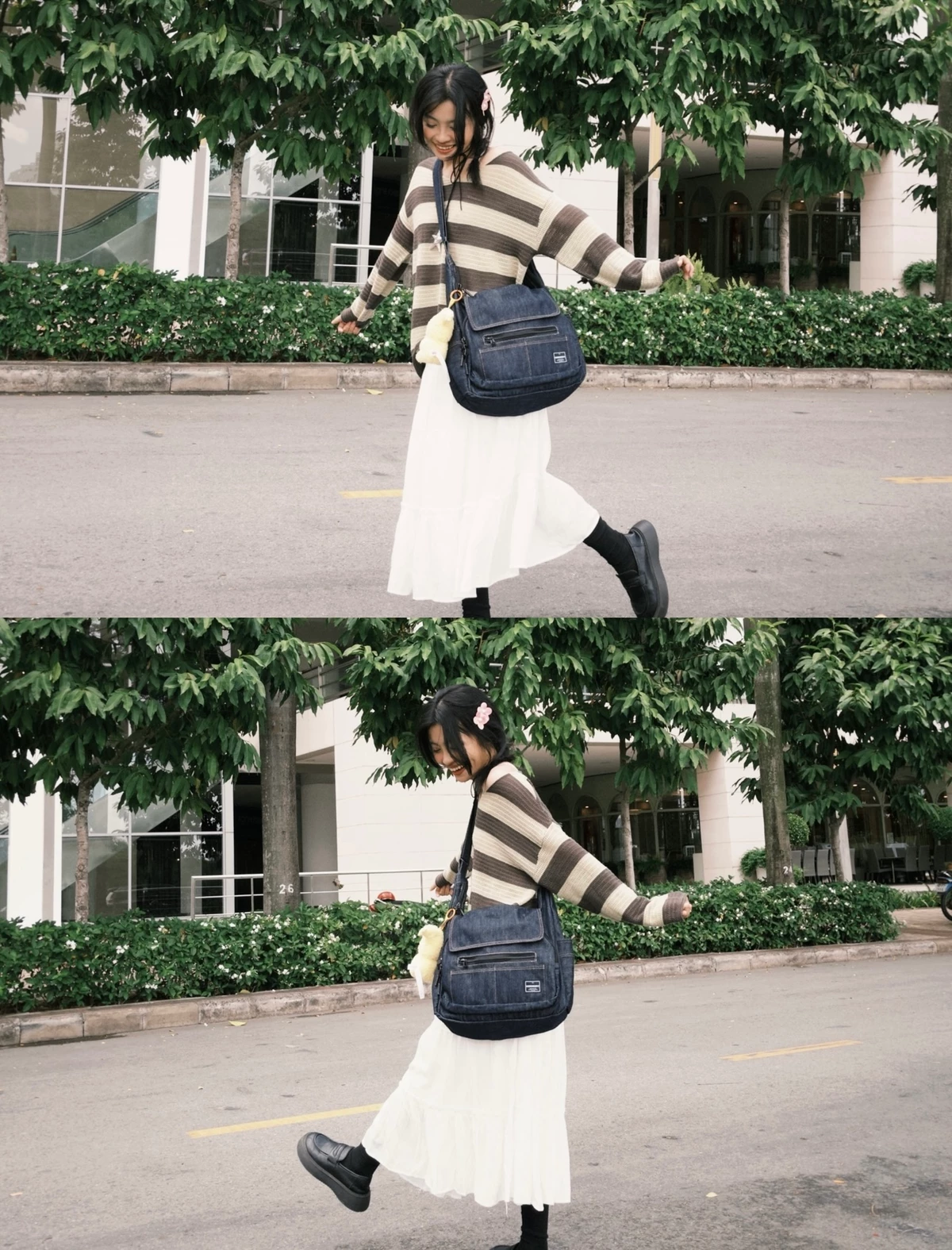 Túi Đeo Chéo Denim SAIGONSWAGGER® Jeans Ready Bag Chất Liệu Denim Cao Cấp