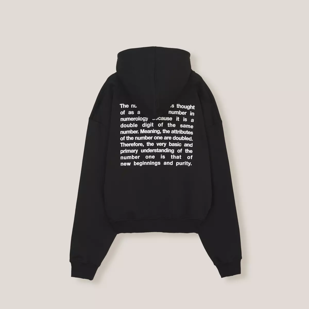 Eleven - Áo Nỉ Hoodie Unisex Nam Nữ In Nổi Means | Màu Đen