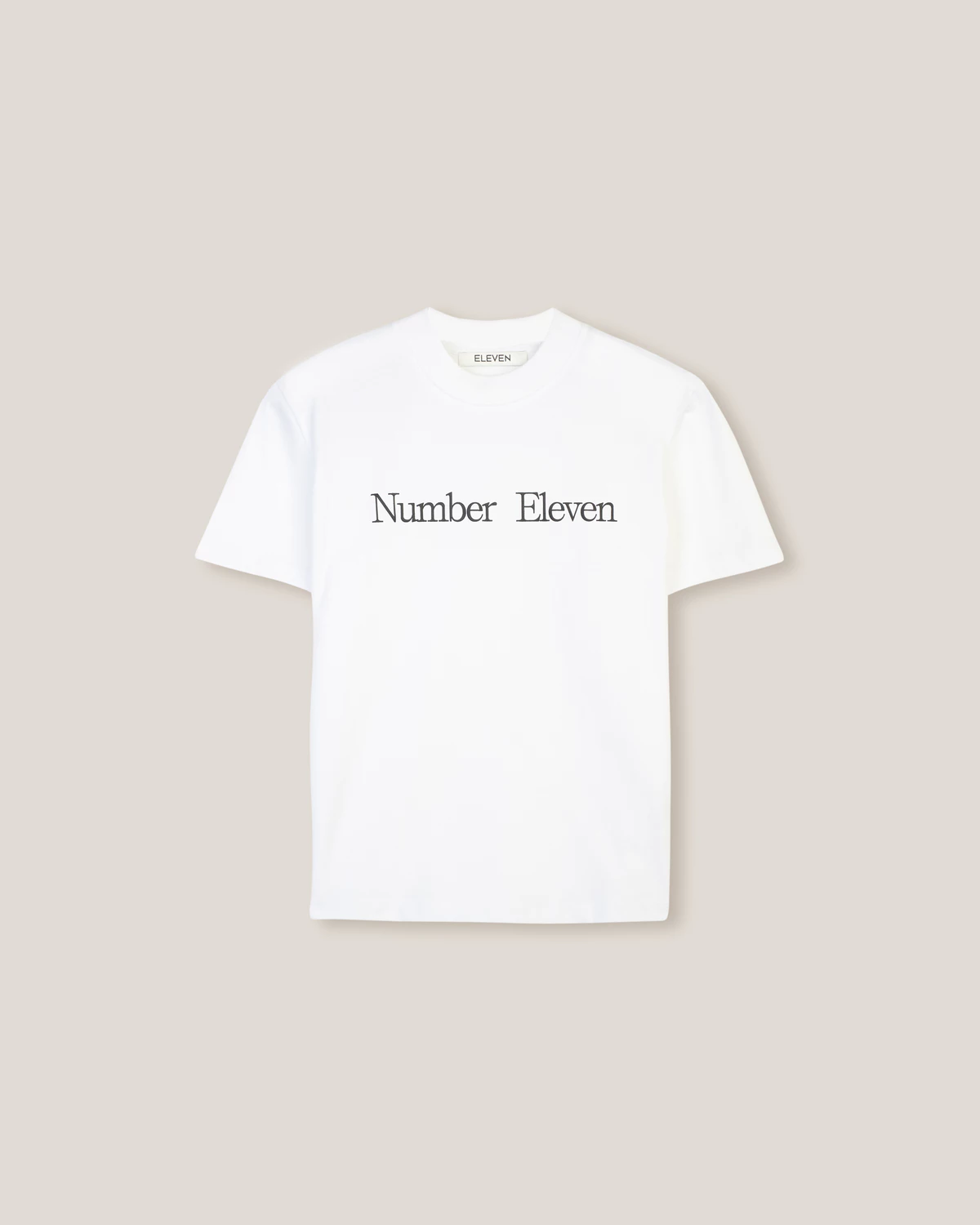 ELEVEN - Áo baby tee nữ Printed Number Eleven Line - màu Đen