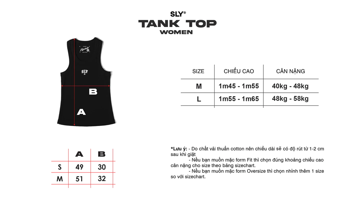 Áo Ba lỗ Nữ Ladies’ Tanktop White - Black - Pepper