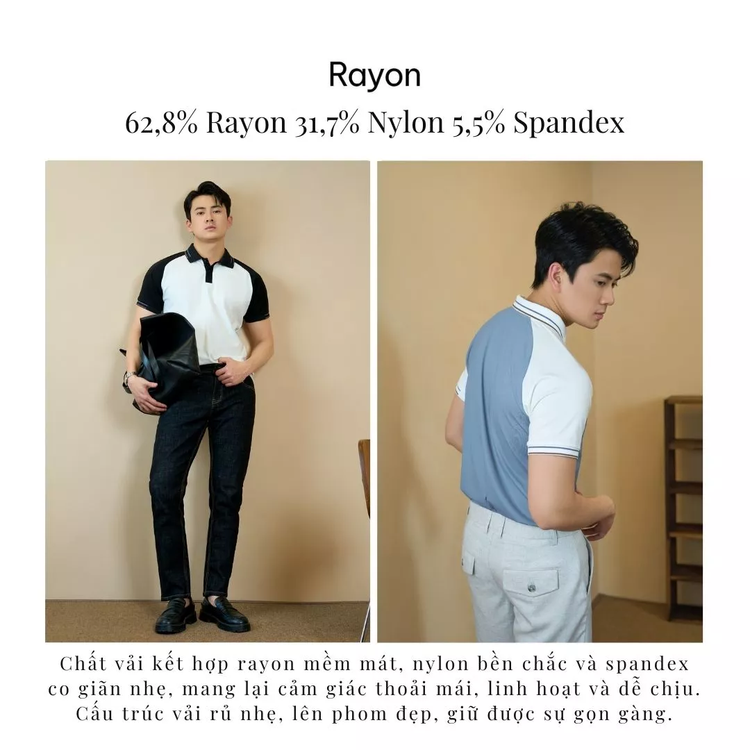 Áo Polo Rayon Bo Sọc Form Slimfit 4MEN PO161 ôm body, vải mềm mịn, thấm hút mồ hôi, thoáng mát