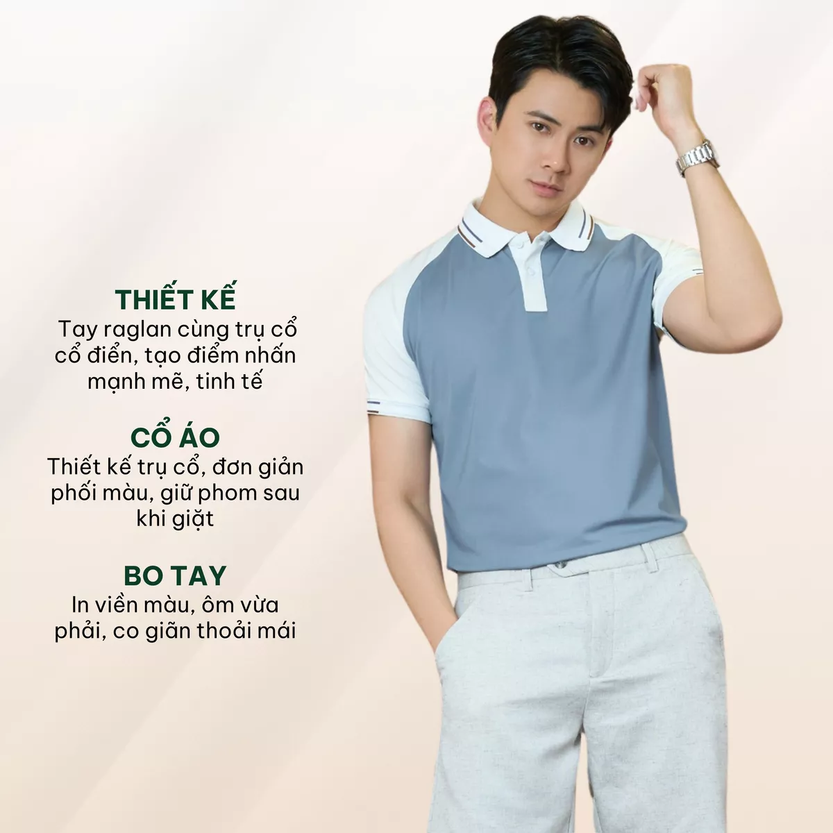 Áo Polo Rayon Bo Sọc Form Slimfit 4MEN PO161 ôm body, vải mềm mịn, thấm hút mồ hôi, thoáng mát