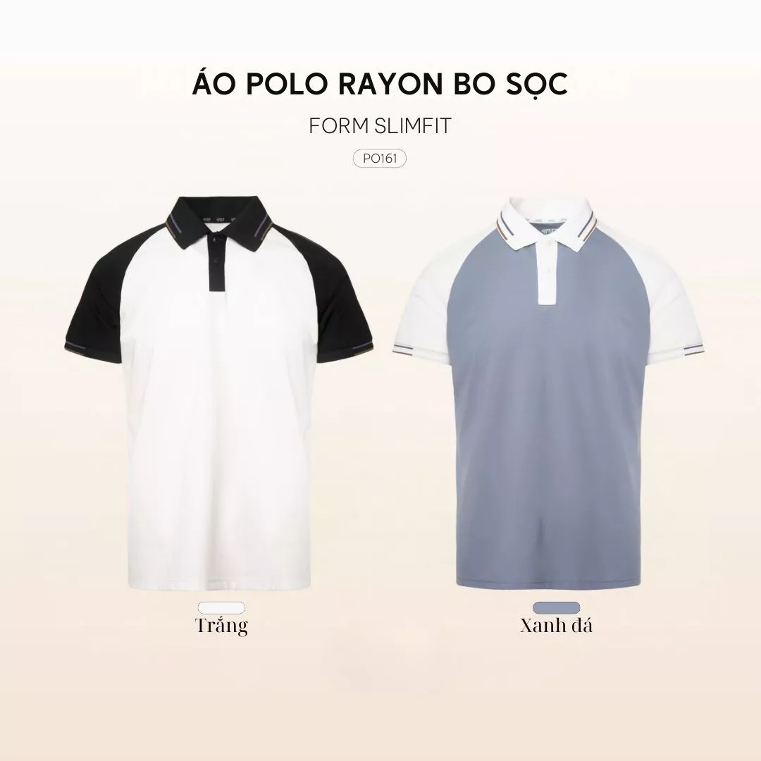Áo Polo Rayon Bo Sọc Form Slimfit 4MEN PO161 ôm body, vải mềm mịn, thấm hút mồ hôi, thoáng mát