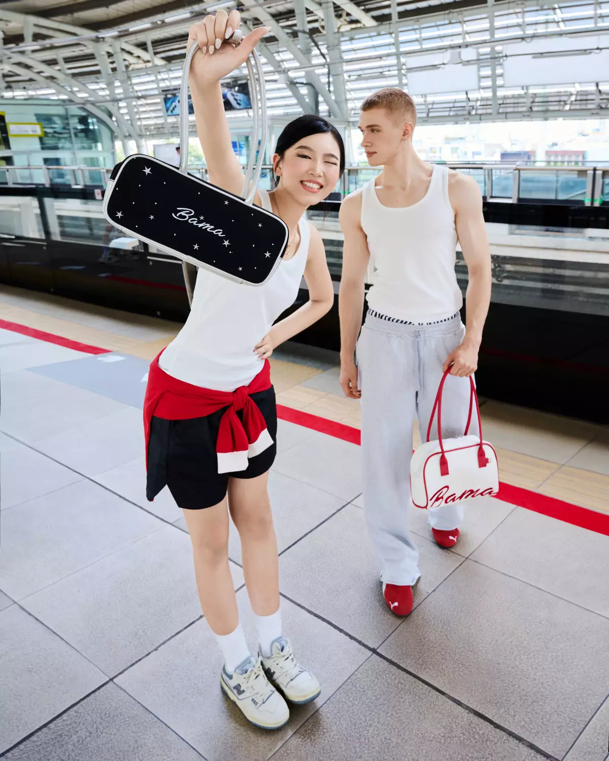 Túi tote đeo vai nam nữ BAMA STARDUST MINI Shoulder Bag chống nước nhiều ngăn đi chơi dạo phố