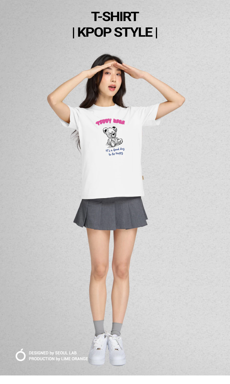 Áo thun Nữ LIMEORANGE Kpop style Tshirt LO25221101