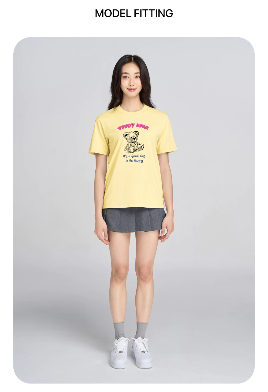 Áo thun Nữ LIMEORANGE Kpop style Tshirt LO25221101