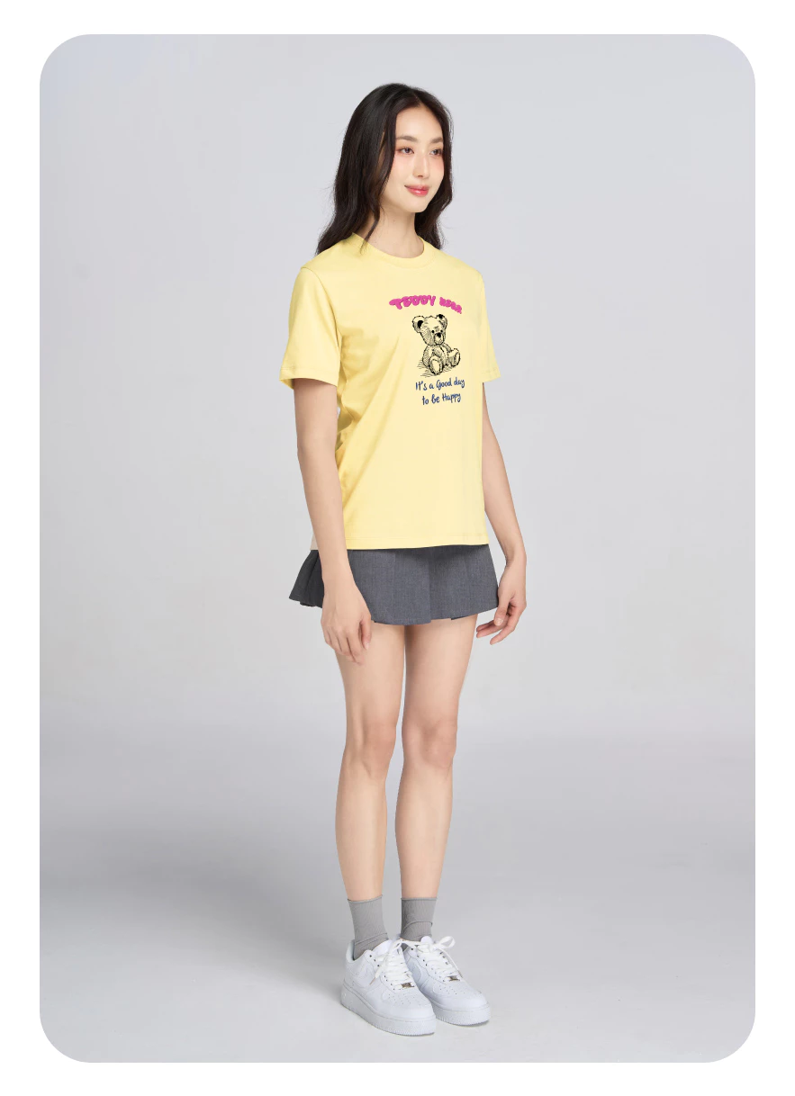 Áo thun Nữ LIMEORANGE Kpop style Tshirt LO25221101