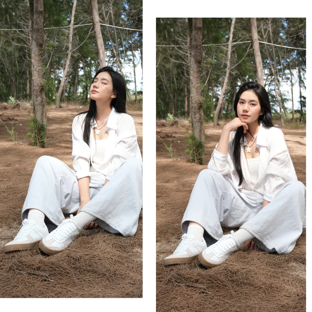 Giày Sneaker Da - GAT Shoes Nam Nữ DC36 White Gum Dincox Shoes