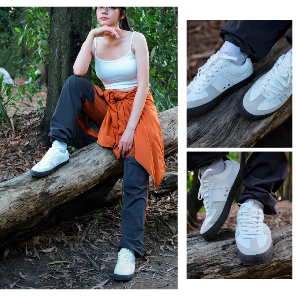 Giày Sneaker Da - GAT Shoes Nam Nữ DC36 White Purple Dincox Shoes